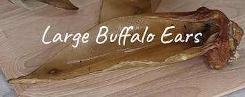 Large Buffalo Ears for Dogs