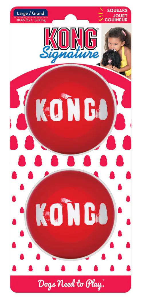 KONG Signature Balls 2-pk