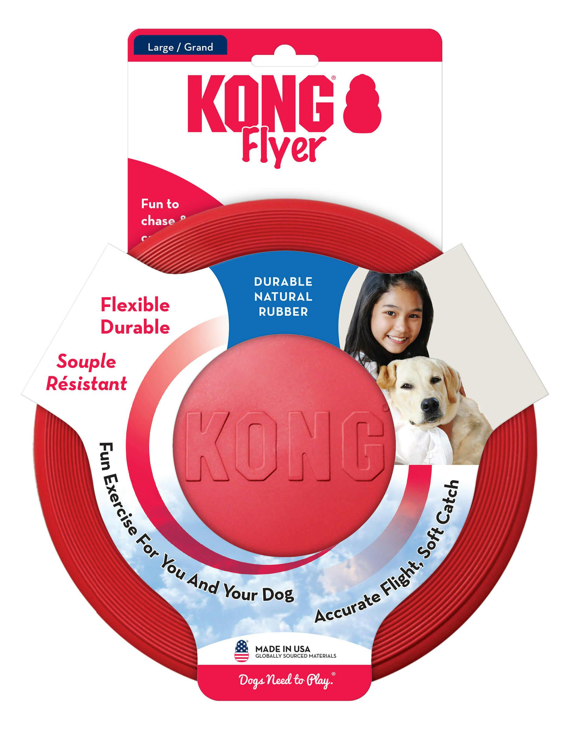 Kong rubber cheap flyer frisbee