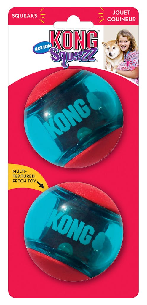 KONG Squeezz Action Balls