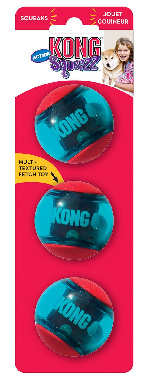 KONG Squeezz Action Balls