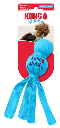 Kong AirDog Squeaker Donut Dog water and tug Toy in Small