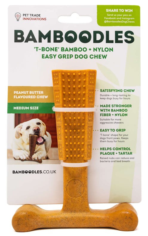 Bamboodles T Bone - Peanut Butter Flavour