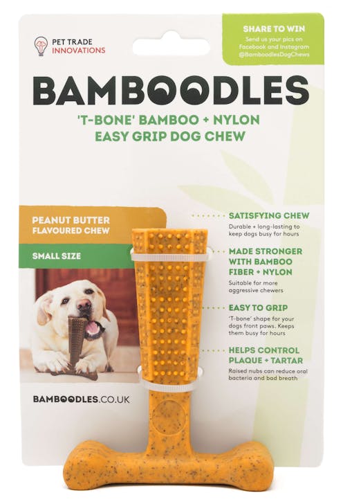Bamboodles T Bone - Peanut Butter Flavour