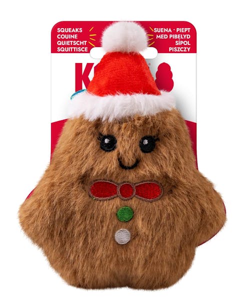 KONG Holiday Snuzzles Mini Gingerbread Man