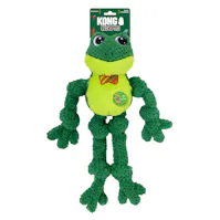 KONG Holiday Knots Bow Tie Frog